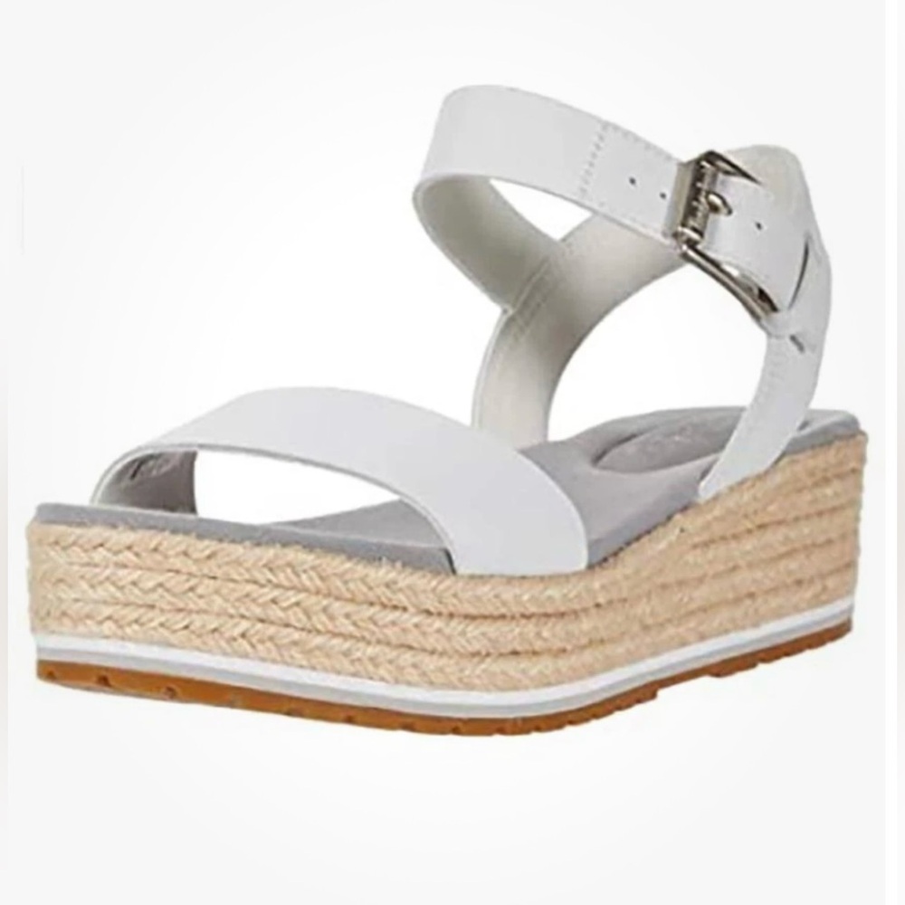 Timberland Santorini Sun Ankle Strap White Leather Sandals Women’s Size 8.5